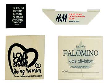 Customized Woven Labels,Woven Fabric Labels Manufacturers,Woven Labels  Exporters,India