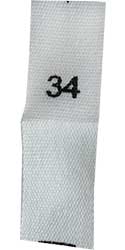 Woven Size Labels