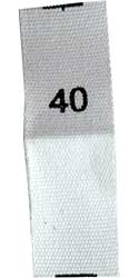 Woven Size Labels