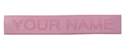 Pink Iron On Name Labels